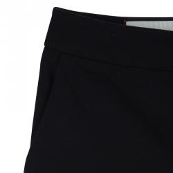 Gucci Black Frill Hem Trousers S