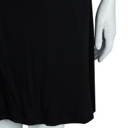 Pre Owned Gucci Black Knit Colorblock Sleeveless Dress M