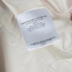 Pre Owned Gucci Red and White Patterned Blazer M