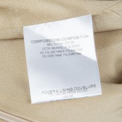 Pre Owned Gucci Beige Corduroy Skirt S