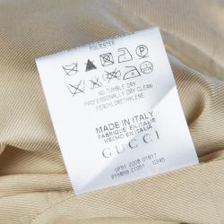 Pre Owned Gucci Beige Corduroy Skirt S