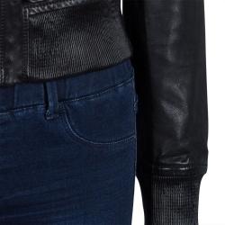 Gucci Black Leather Bomber Jacket S