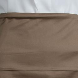 Pre Owned Gucci Beige Peplum Skirt M