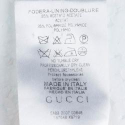 Pre Owned توب غوتشي تريكو أصفر برقبة حمالات S