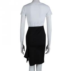 Gucci Black Knit Zip Detail Pencil Skirt M