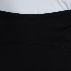 Gucci Black Knit Zip Detail Pencil Skirt M