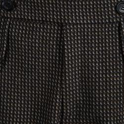 Pre Owned Gucci Brown Wool Capri Pants M