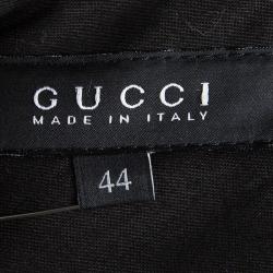 Pre Owned Gucci Brown Wool Capri Pants M