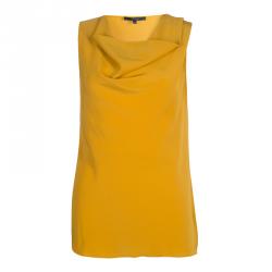 Gucci Mustard Yellow Sleeveless Top S