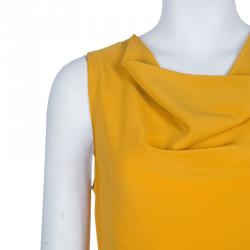 مملوكة مسبقًا توب غوتشي بلا أكمام أصفر S