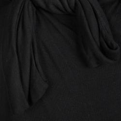 Gucci Black Knit Front Knot Tie  Detail Top M