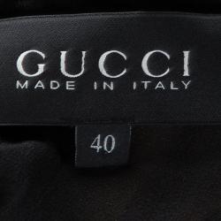 مملوكة مسبقًا Gucci Multicolor Patterned Jacquard Belted Halter Maxi Dress S