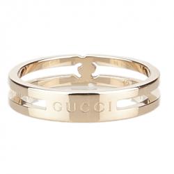 Gucci Infinity Rose Gold Ring Size 52