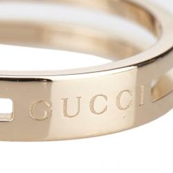Gucci Infinity Rose Gold Ring Size 52