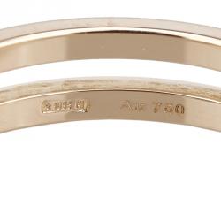 Gucci Infinity Rose Gold Ring Size 52