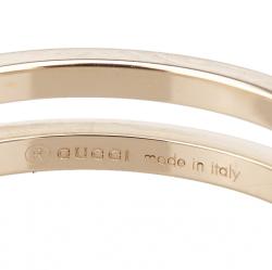 Gucci Infinity Rose Gold Ring Size 52