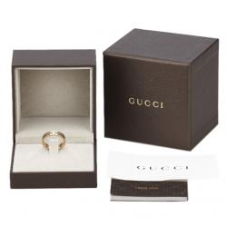Gucci Infinity Rose Gold Ring Size 52
