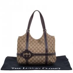 مملوكة مسبقًا Gucci GG Canvas GG Interlocking Tote