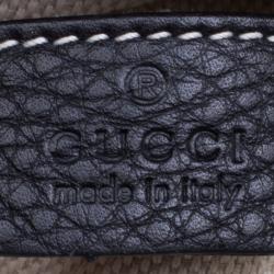 Pre Owned Gucci Black Leather Mini Soho Disco Chain Shoulder Bag