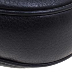 Pre Owned Gucci Black Leather Mini Soho Disco Chain Shoulder Bag