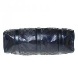 مملوكة مسبقًا Gucci Purple Imprime Canvas Jackie O Shoulder Bag