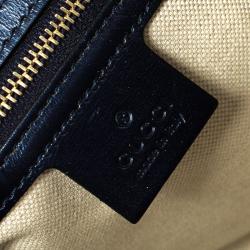 مملوكة مسبقًا Gucci Purple Imprime Canvas Jackie O Shoulder Bag