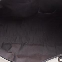 Pre Owned Gucci Dark Brown Leather D Ring Tote