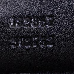 Pre Owned Gucci Black Leather Pop Bamboo Top Handle Bag