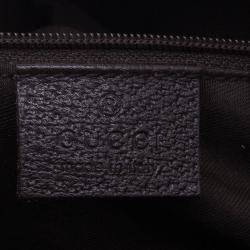 Pre Owned حقيبة يد بوسطن غوتشي جوي كانفاس مونوجرامي بني قصيرة