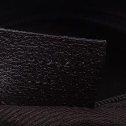 Pre Owned حقيبة يد بوسطن غوتشي جوي كانفاس مونوجرامي بني قصيرة