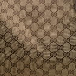 Pre Owned حقيبة يد غوتشي كرافت متوسطة كانفاس GG بيج