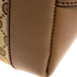 Pre Owned حقيبة يد غوتشي كرافت متوسطة كانفاس GG بيج