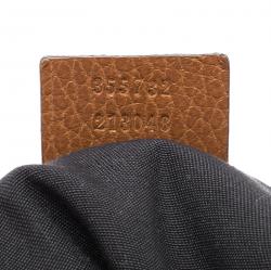 Pre Owned Gucci Black GG Nylon Shopping Tote