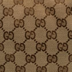 Pre Owned Gucci Beige/Tan GG Canvas Small Vintage Hobo