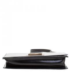 مملوكة مسبقًا Gucci Black Leather Vintage Flap Shoulder Bag