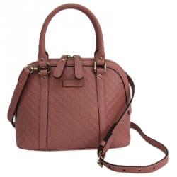 Gucci, Bags, Auc Gucci Mini Dome Bag Soft Pink Microguccissima Nwt