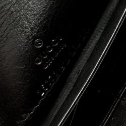 Gucci Black Leather GG Continental Wallet 