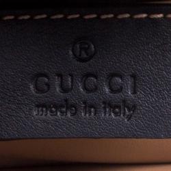 Pre Owned Gucci Black Suede Crystal Horsebit Broadway Clutch