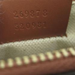 Pre Owned Gucci Brown/Beige GG Canvas Small Craft Original Tote