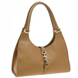 Pre Owned حقيبة يد غوتشي باردوت بوفير جلد برونزي