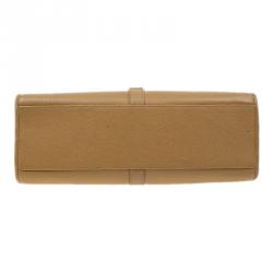 Pre Owned حقيبة يد غوتشي باردوت بوفير جلد برونزي