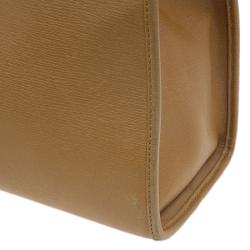 Pre Owned حقيبة يد غوتشي باردوت بوفير جلد برونزي