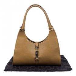 Pre Owned حقيبة يد غوتشي باردوت بوفير جلد برونزي