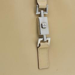 مملوكة مسبقًا Gucci Beige Leather Jackie O Hobo Bag
