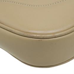 مملوكة مسبقًا Gucci Beige Leather Jackie O Hobo Bag