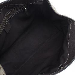 مملوكة مسبقًا حقيبة كتف غوتشي كرمي كانفاس مونوجرامي بني