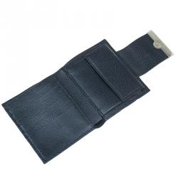 مملوكة مسبقًا Gucci Black Monogram Canvas Gucci Script Logo Wallet