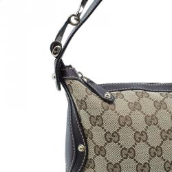 Pre Owned Gucci Brown Monogram Canvas Medium Pelham Messenger Bag