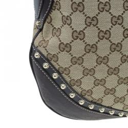 Pre Owned Gucci Brown Monogram Canvas Medium Pelham Messenger Bag