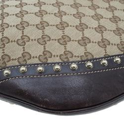 Pre Owned Gucci Brown Monogram Canvas Medium Pelham Messenger Bag